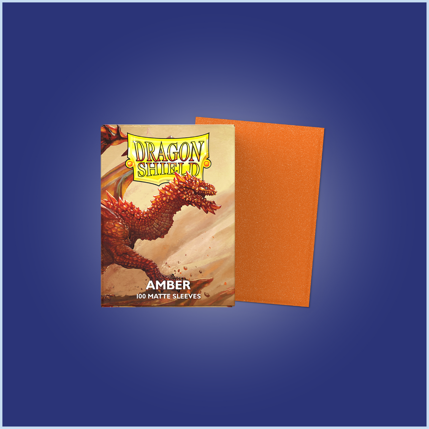 Dragon Shield: Sleeves – Matte – Amber