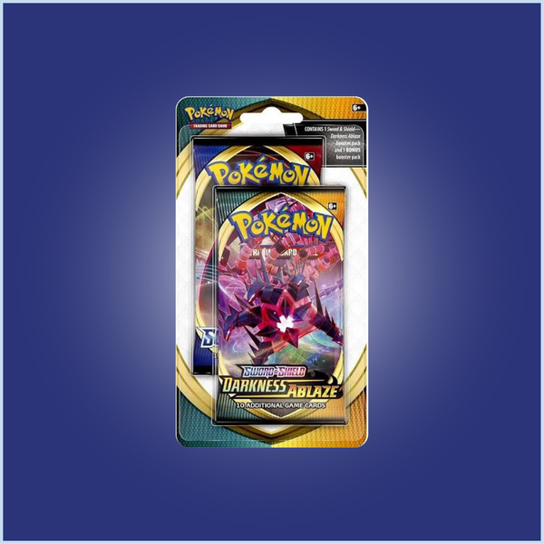 Pokemon TCG Sword and Shield Base and Darkness Ablaze 2 Pack Blister