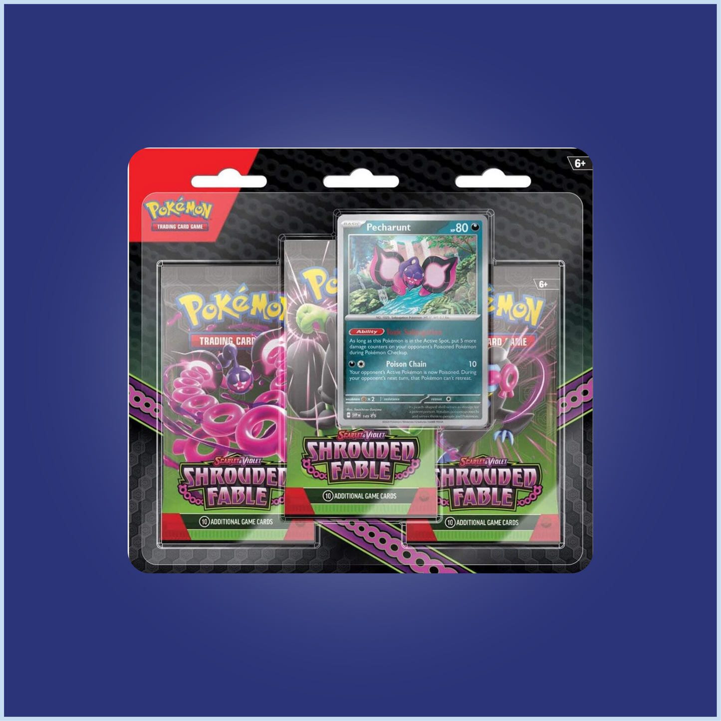 POKÉMON TCG Scarlet & Violet 6.5 Shrouded Fable 3 Pack