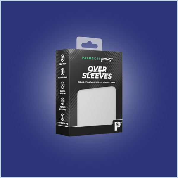 Palms Off - Premium Over Sleeves - Standard Size - Clear