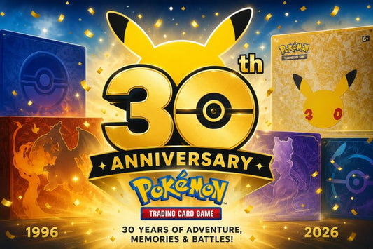 Pokémon 30th Celebration Product Lineup Revealed