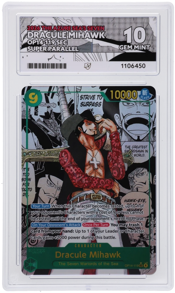 [ACE 10] THE AZURE SEA'S SEVEN MANGA DRACULE MIHAWK OP14-119 #1106450