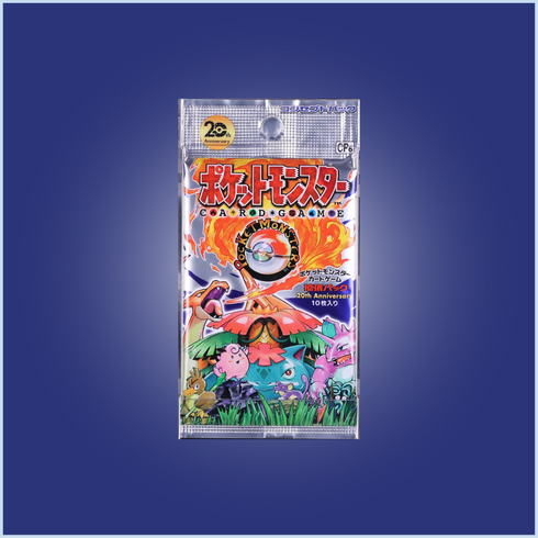 Pokemon Japanese Expansion Pack 20th Anniversary Booster Pack CP6 1st Edition