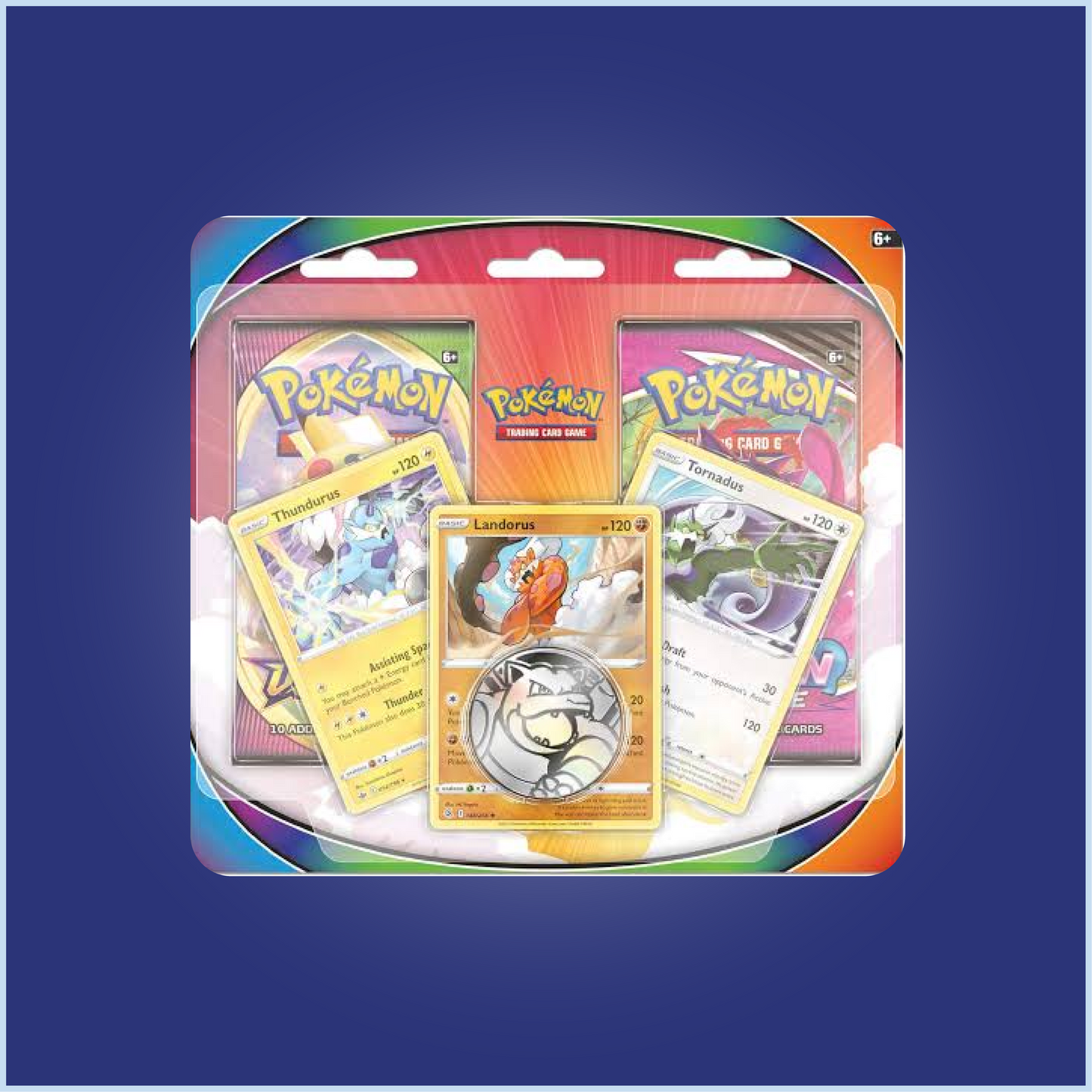 POKEMON 2 Pack Blister FUSION STRIKE VIVID VOLTAGE 3 Promo Forces of Nature Trio