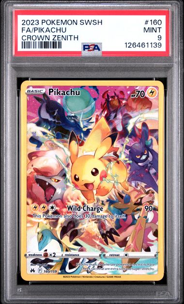 [PSA 9] CROWN ZENITH #160/159 FA/PIKACHU #126461139