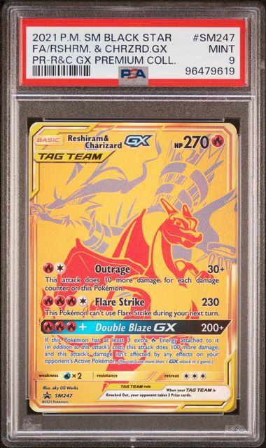 [PSA 9] #SM247 FA/RSHRM. & CHRZRD.GX PR-R&C GX PREMIUM COLL. #96479619