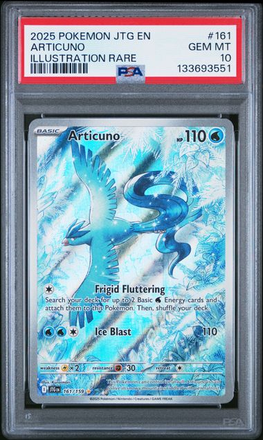 [PSA 10]  #161 ARTICUNO ILLUSTRATION RARE # 133693551