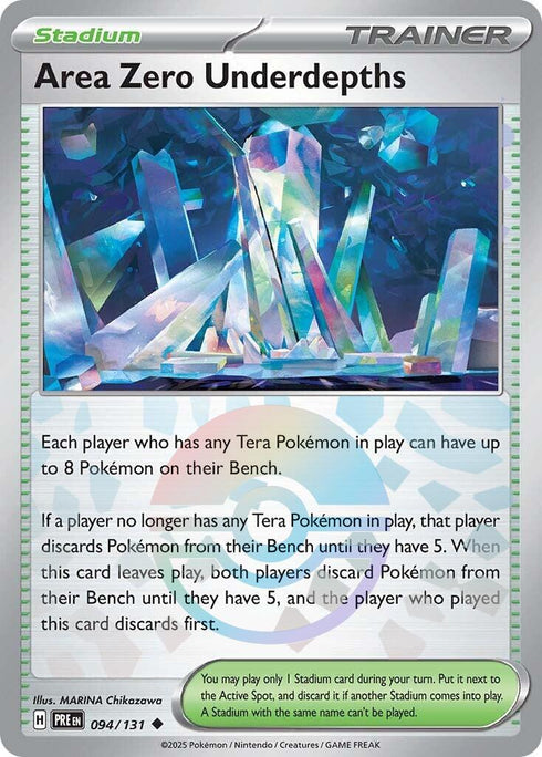 Area Zero Underdepths (Poke Ball Pattern)