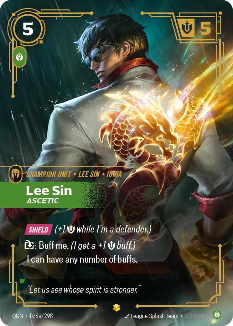 Lee Sin - Ascetic (Alternate Art)