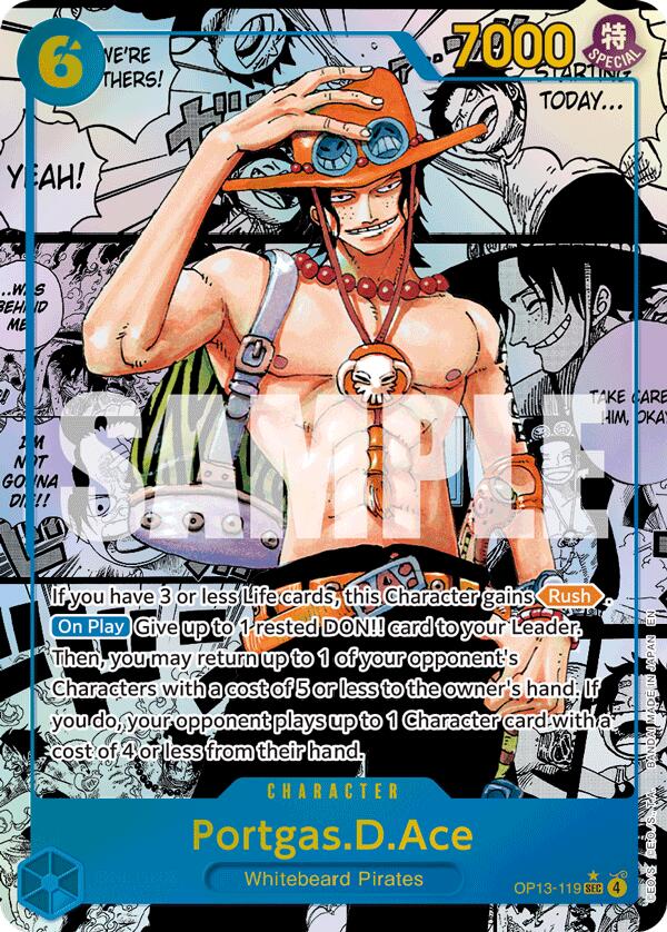 Portgas.D.Ace (119) (Super Alternate Art)
