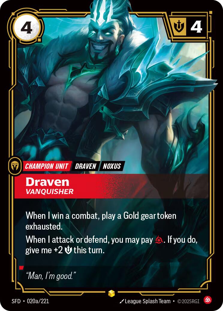 Draven - Vanquisher (Alternate Art)