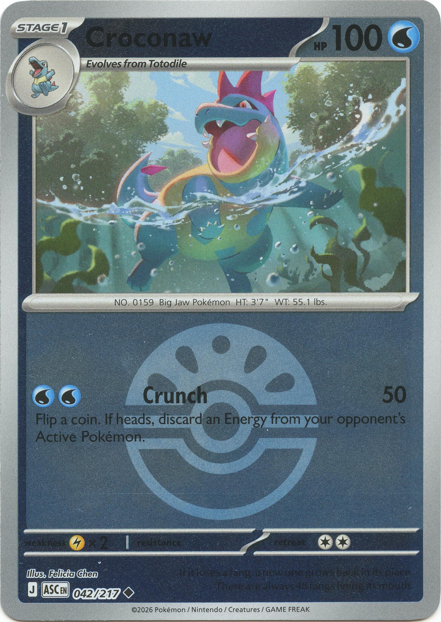 Croconaw (Friend Ball)