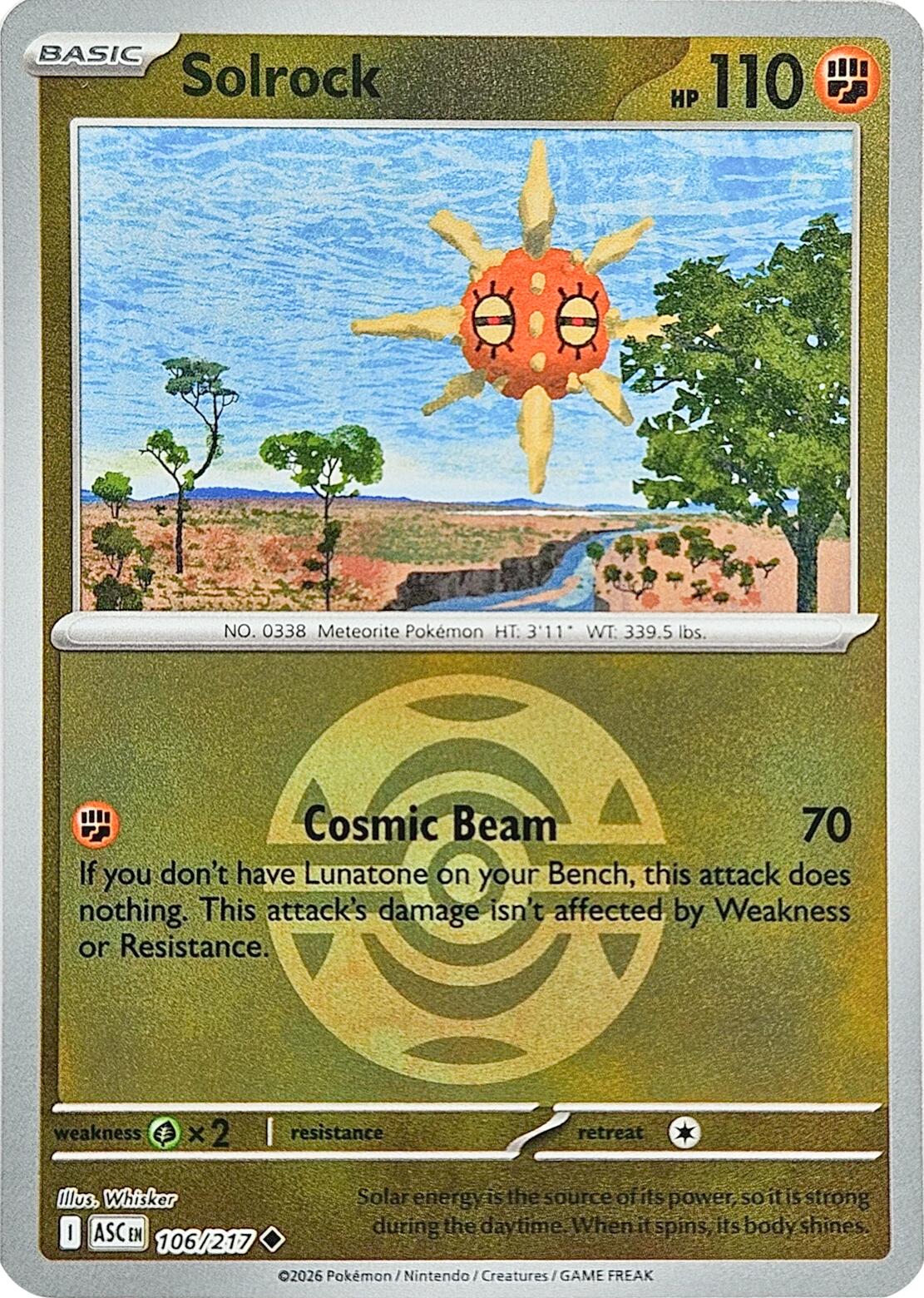 Solrock (Dusk Ball)