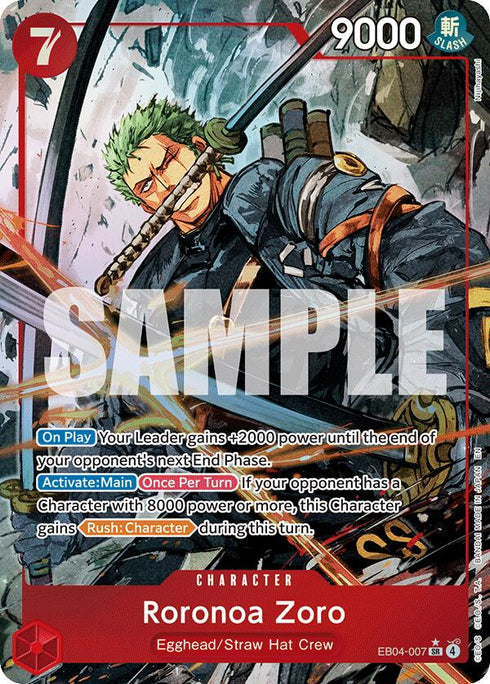 Roronoa Zoro (EB04-007) (Alternate Art)