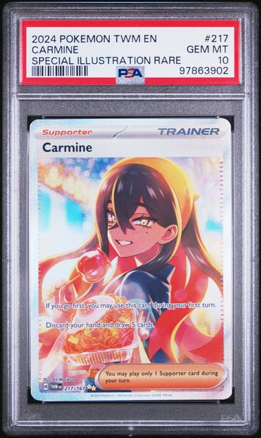 [PSA 10] TWILIGHT MASQUERADE #217/167 CARMINE #97863902