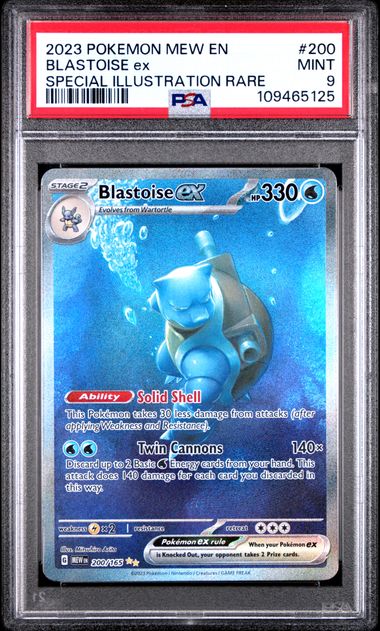 [PSA 9] 151 #200 BLASTOISE ex SIR #109465125