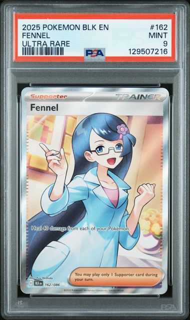 [PSA9 ] BLACK BOLT #162/086 FENNEL #129507216