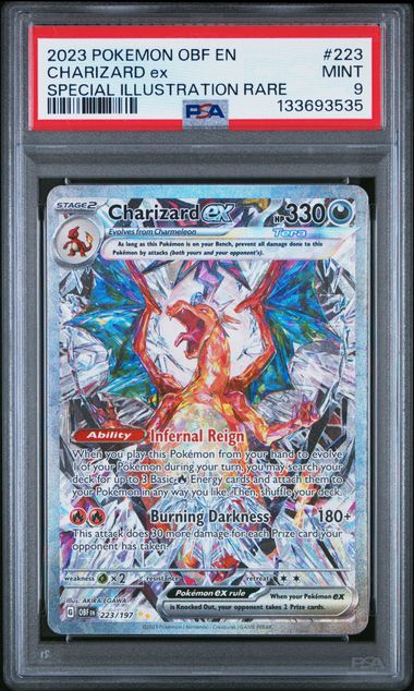 [PSA 9] #223/197 CHARIZARD ex SPECIAL ILLUSTRATION RARE #133693535