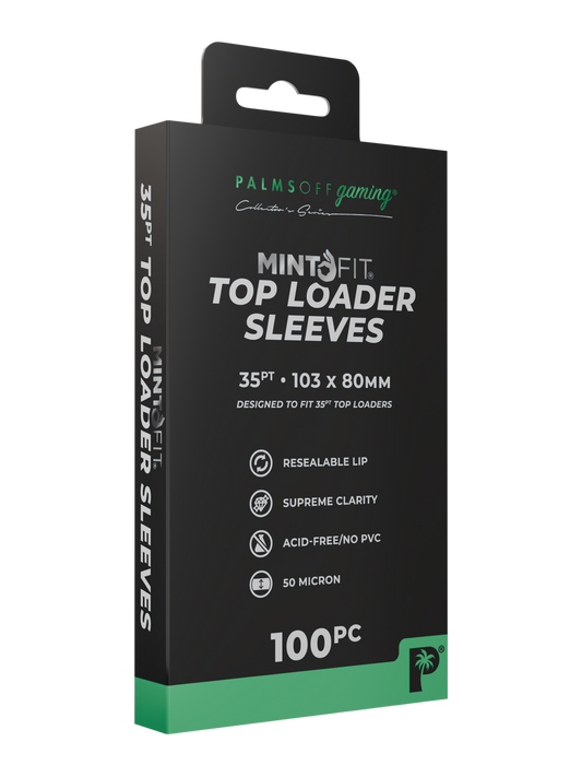 MintFit Top Loader Sleeves - 35pt - 100pc
