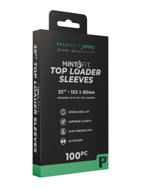 MintFit Top Loader Sleeves - 35pt - 100pc