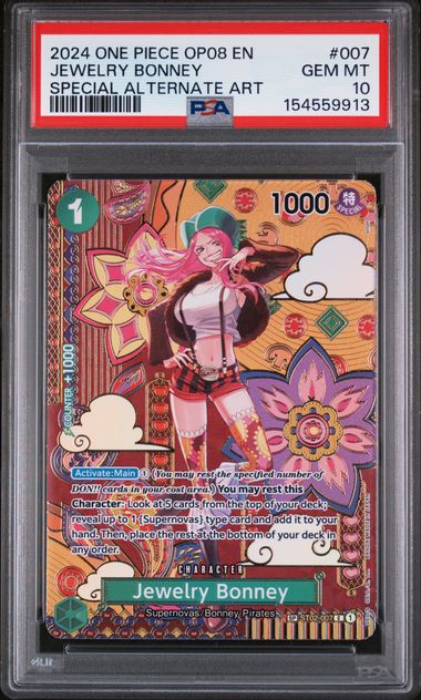 [PSA 10] 2024 ONE PIECE OP08-TWO LEGENDS #007 JEWELRY BONNEY SP #154559913