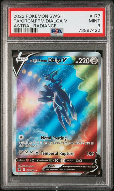 [PSA 9] ASTRAL RADIANCE #177 FA/ORGN.FRM.DIALGA V #73997422
