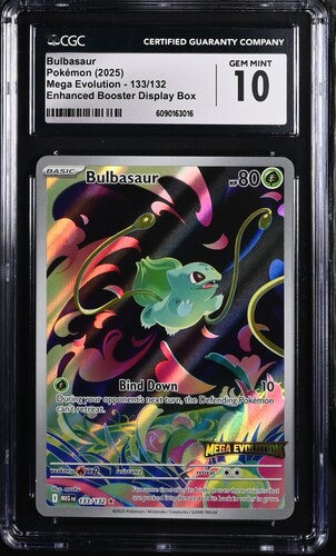 [CGC 10] MEG 133/132 Mega Evolution Stamp BULBASAUR #6090163016