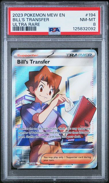 [PSA 8] 151 #194 BILL'S TRANSFER ULTRA RARE #125832092