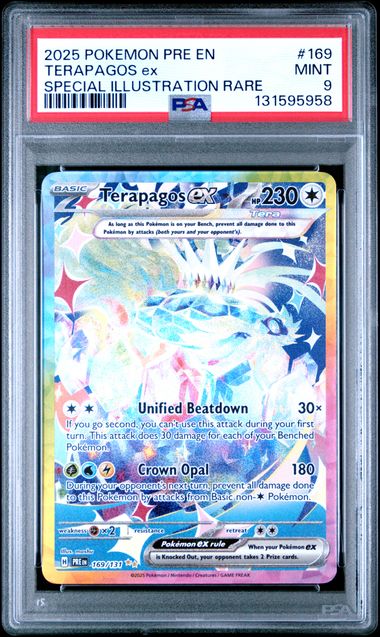 [PSA 9] #169/131 TERAPAGOS ex SPECIAL ILLUSTRATION RARE #131595958
