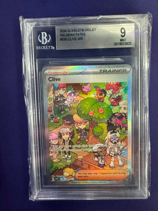 [BGS 9] #236/091 PALDEAN FATES CLIVE #0019833633