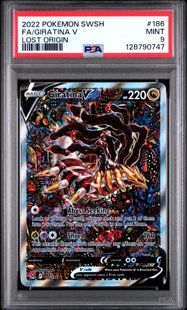 [PSA 9] LOST ORIGIN #186/196 FA/GIRATINA V #128790747