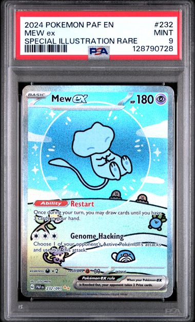 [PSA 9] PALDEAN FATES #232/091 MEW ex SPECIAL #128790728