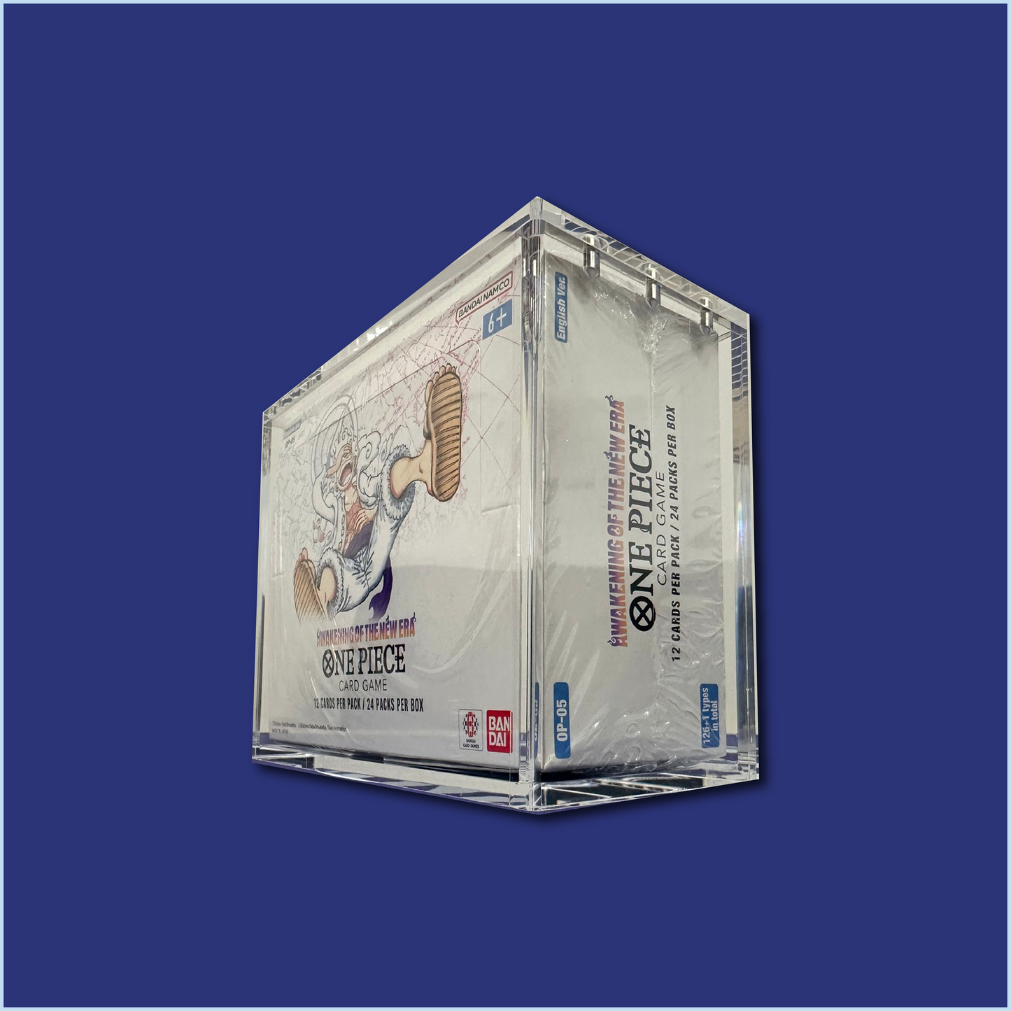 One Piece  Booster Box Acrylic Case Fits OP 4 To OP 14 (AC OP)
