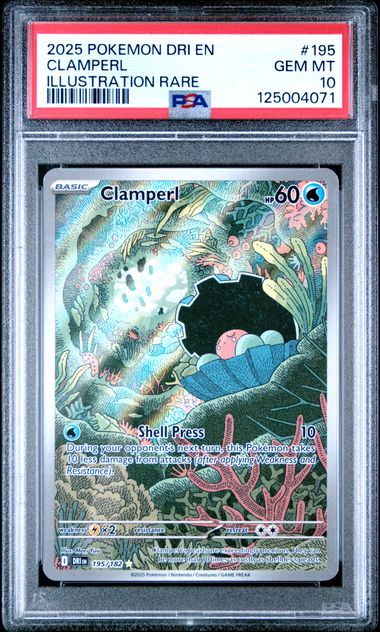 [PSA 10] DESTINED RIVALS #195 CLAMPERL ILLUSTRATION RARE #125004071