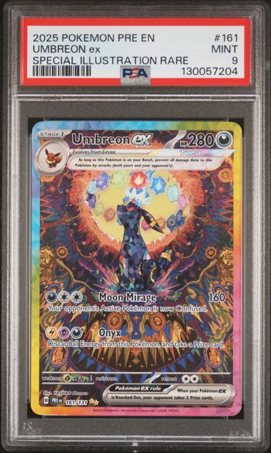 [PSA 9] #161/131  UMBREON ex SPECIAL ILLUSTRATION RARE #130057204