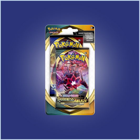 Pokemon TCG Sword and Shield Base and Darkness Ablaze 2 Pack Blister