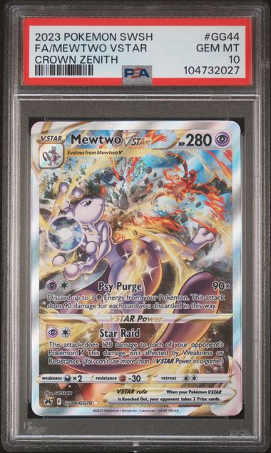 [PSA 10]CROWN ZENITH GG44/GG70 FA/MEWTWO VSTAR #104732027