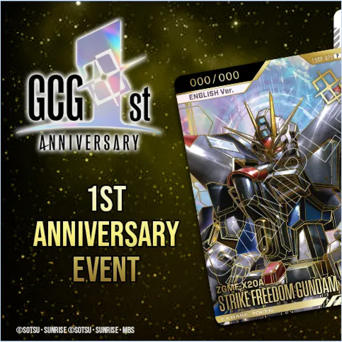Ace Collectibles: GUNDAM CARD GAME 1st Anniversary Event Ticket