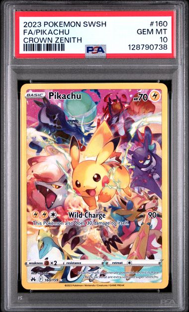 [PSA 10]CROWN ZENITH #160/159 FA/PIKACHU #128790738