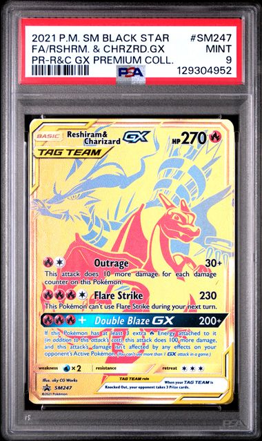 [PSA 9] #SM247 FA/RSHRM. & CHRZRD.GX PR-R&C GX PREMIUM COLL. #129304952