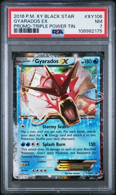 [PSA 7] 2016 POKEMON #XY106 GYARADOS EX