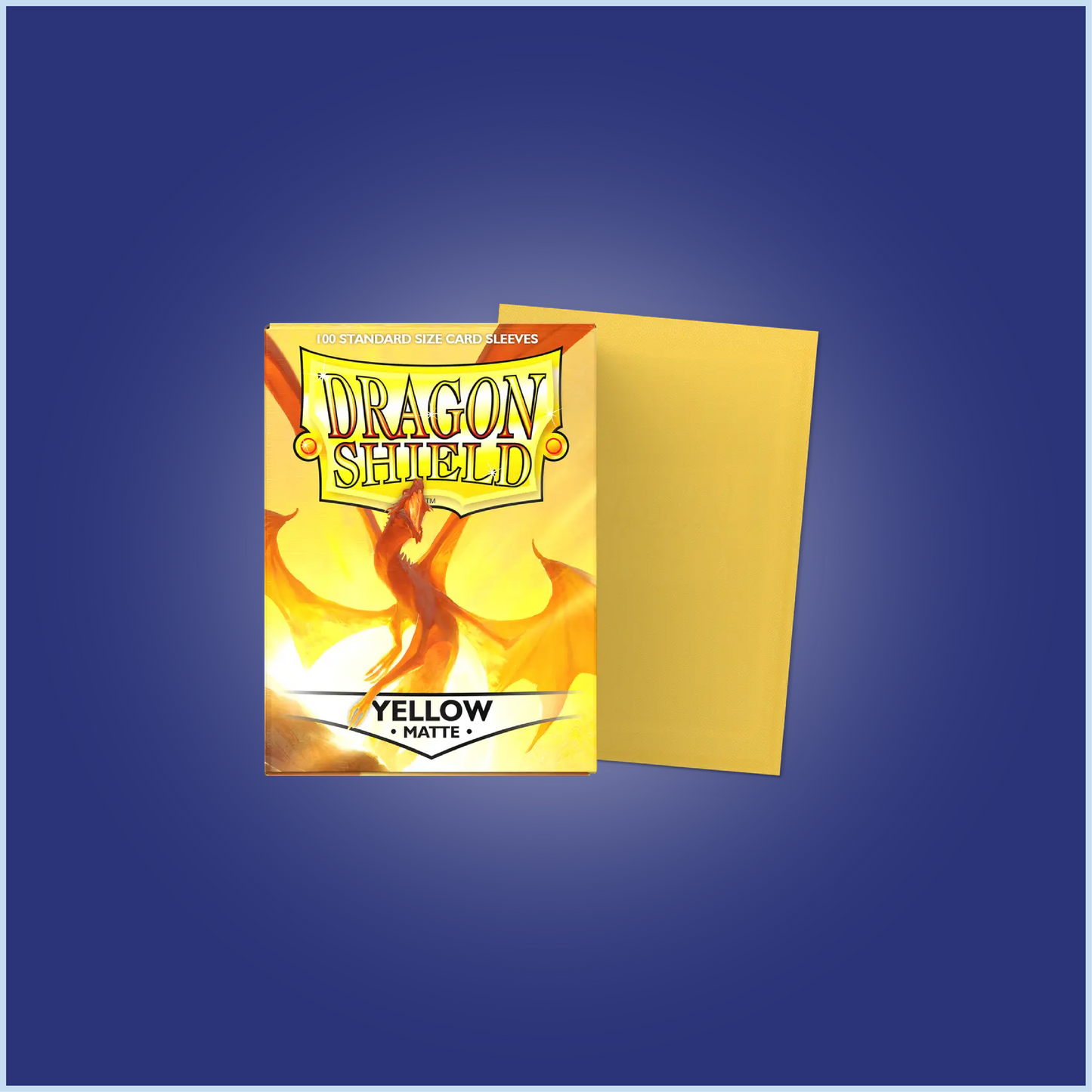 Dragon Shield: Sleeves – Matte – Yellow
