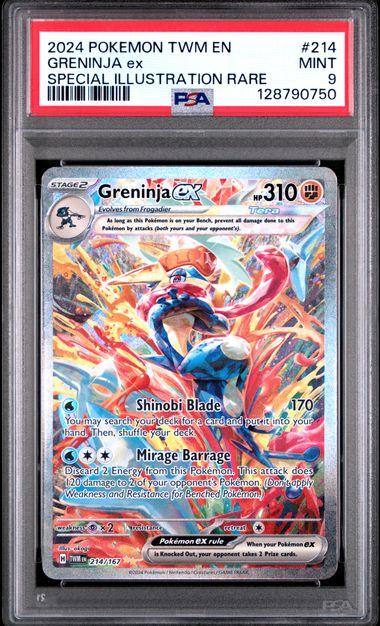 [PSA 9] TWILIGHT MASQUERADE #214/167 GRENINJA ex #128790750