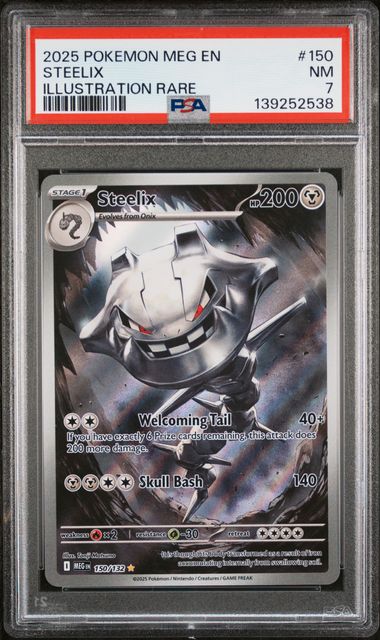 [PSA 7]MEGA EVOLUTION #150/132 STEELIX ILLUSTRATION RARE #139252538