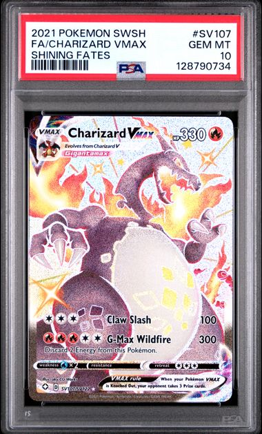 [PSA 10] SHINING FATES #SV107SV122 FA/CHARIZARD VMAX #128790734