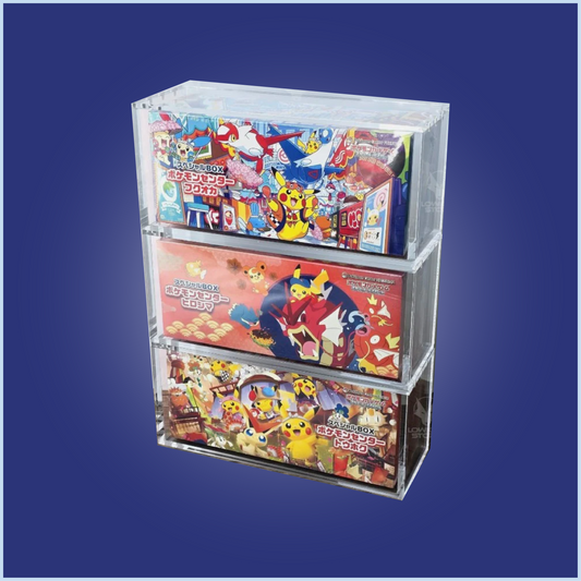 Japanese Pokemon Centre Box Acrylic Case Tohoku/Hiroshima/Fukuoka (AC JPC)