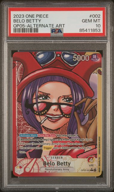 [PSA 10] AWAKENING OF THE NEW ERA #OP05-002/ BELO BETTY #85411853