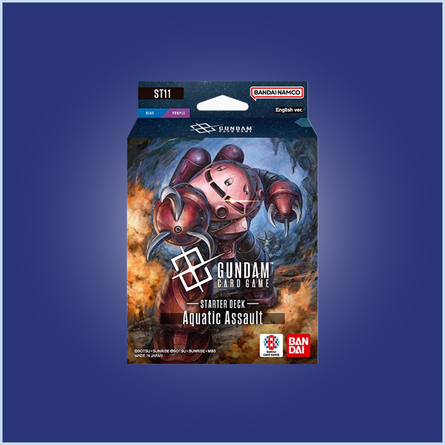 Gundam Card Game: Starter Deck Display – Aquatic Assault [ST11] [Pre-Order]