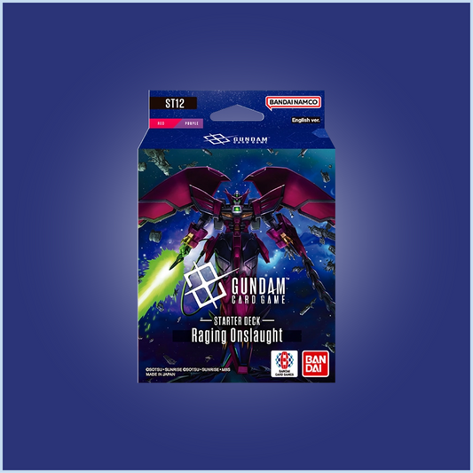 Gundam Card Game: Starter Deck Display – Raging Onslaught [ST12] [Pre-order]