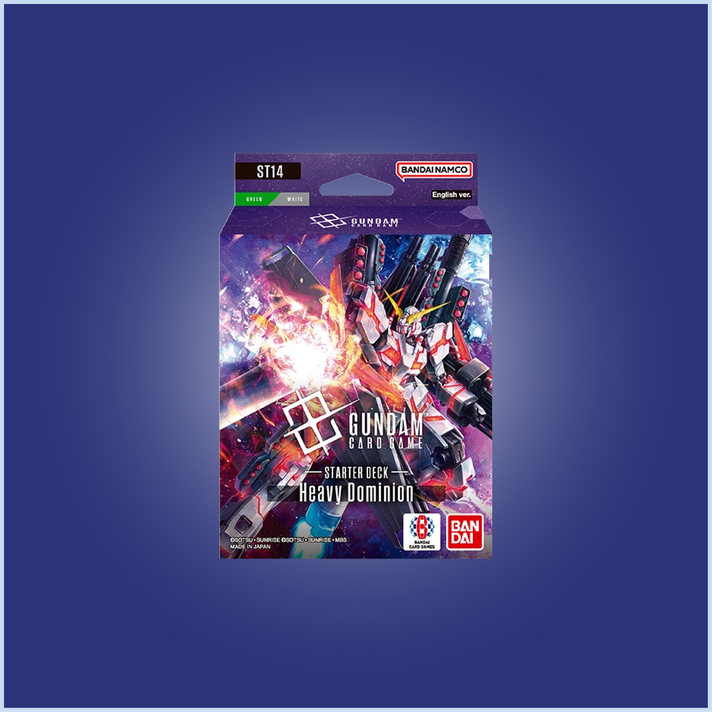 Gundam Card Game: Starter Deck Display – Heavy Dominion [ST14][Pre-order]